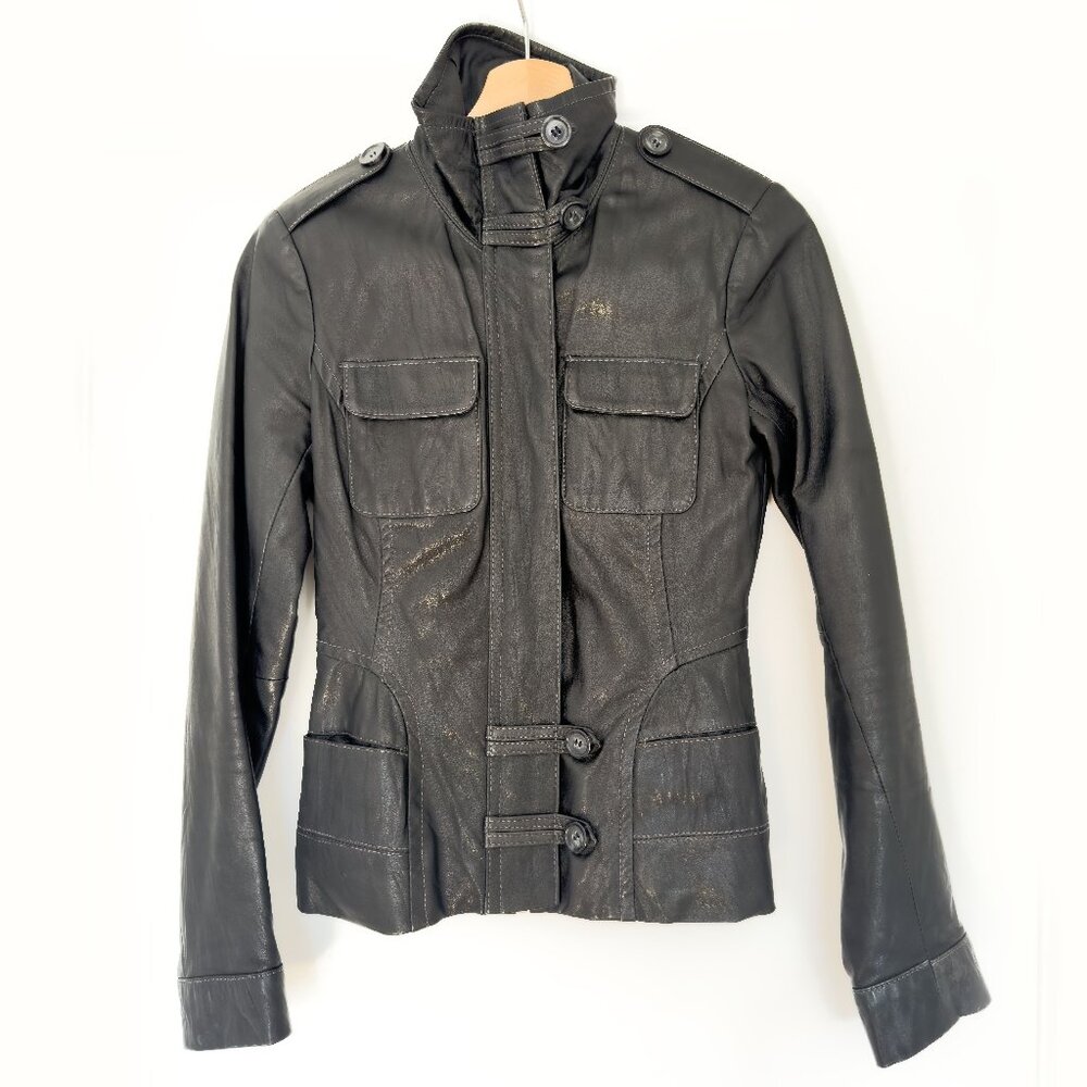 Danier Genuine Women's Leather Jacket, UK 6-8